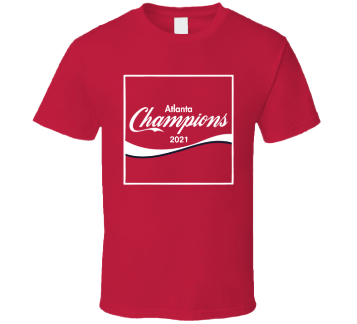 Atlanta Champions Braves Baseball Cola Soda Parody Gift T Shirt