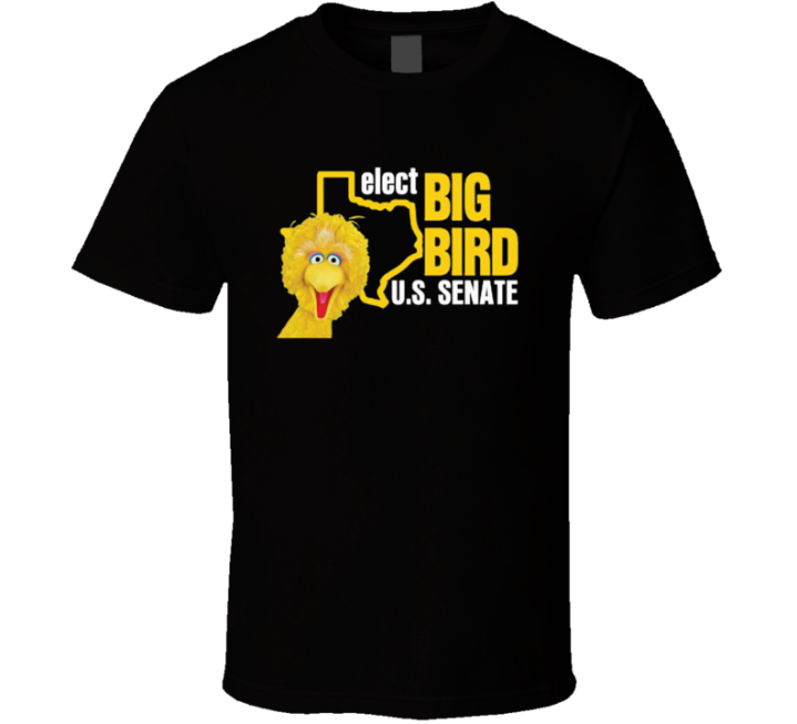 Elect Big Bird Us Senate Sesame Street Muppets T Shirt