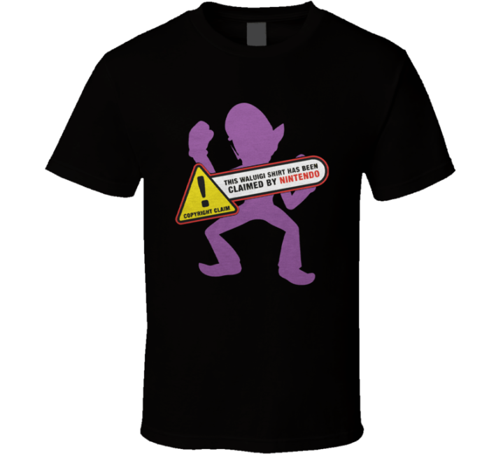 Waluigi New Challenger Claimed By Nintendo Gift T Shirt