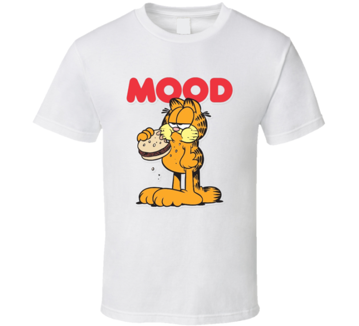 Garfield Mood Burger Gift T Shirt