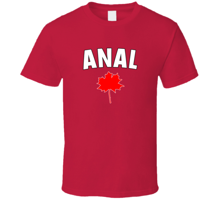 Canada Flag Anal Maple Leaf Christmas Gift T Shirt