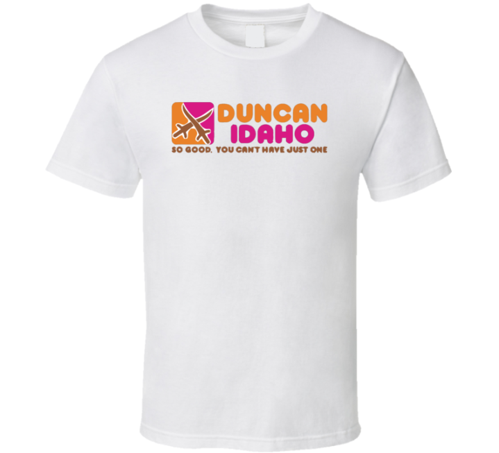 Dune Duncan Idaho Dunkin Donuts Parody Gift T Shirt