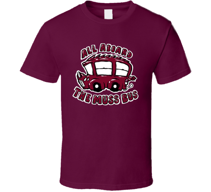 All Aboard The Muss Buss Arkansas Razorbacks Football Gift T Shirt