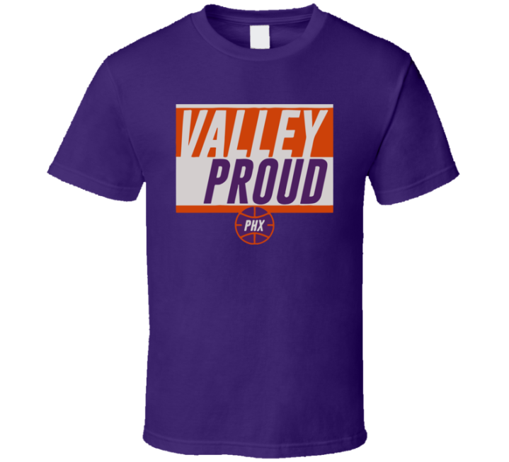 Phoenix Suns Valley Proud Basketball T Shirt