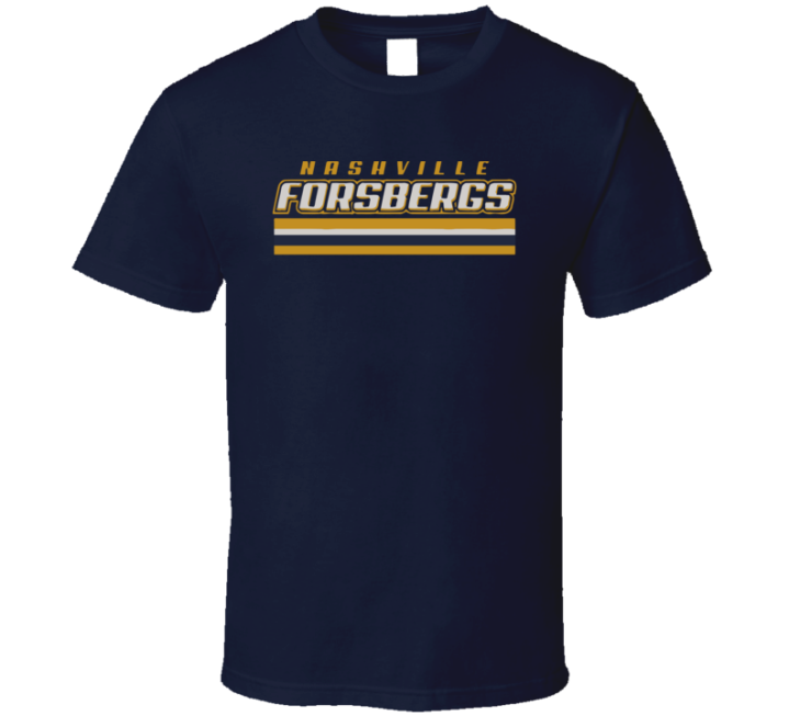 Nashville Forsbergs Carl Filip Forsberg Ice Hockey Predators T Shirt