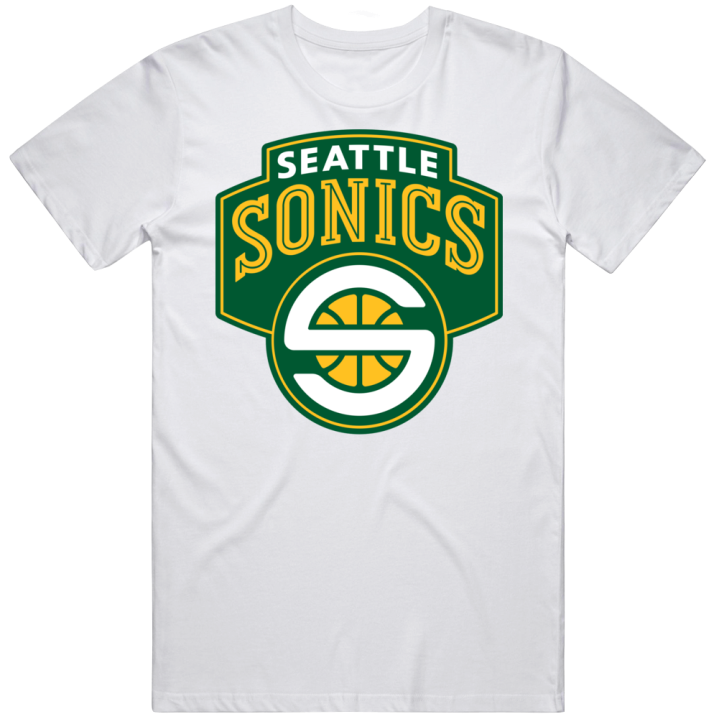 Seattle Supersonics Sonics Logo Gift Basketball T Shirt