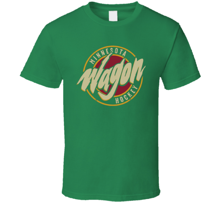 Minnesota Hockey Wagon Wild T Shirt