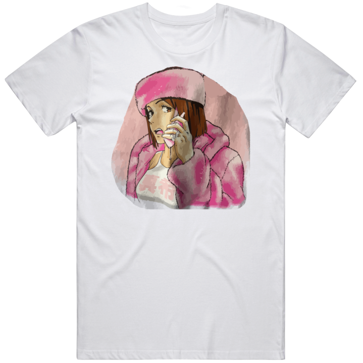 Jujutsu Kaisen Nobara Pink Coat Cameron Anime Gift T Shirt