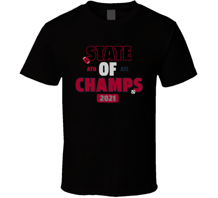 State Champions Ath Of Atl 2021 Georgia Bulldogs T Shirt