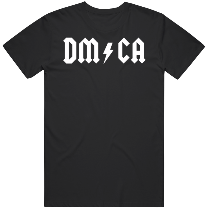 Acdc Dmca Parody T Shirt