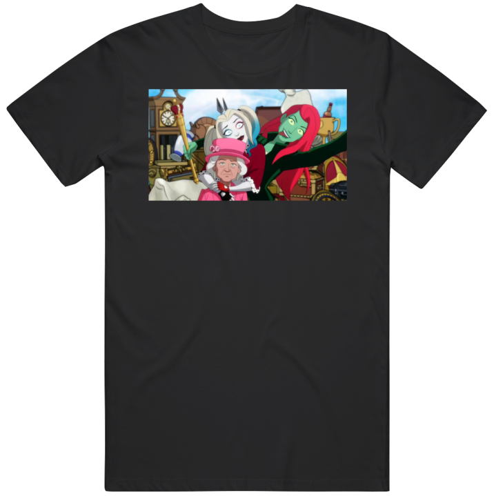 Queen Elizabeth Harley Quinn Ivy Friends Tribute T Shirt