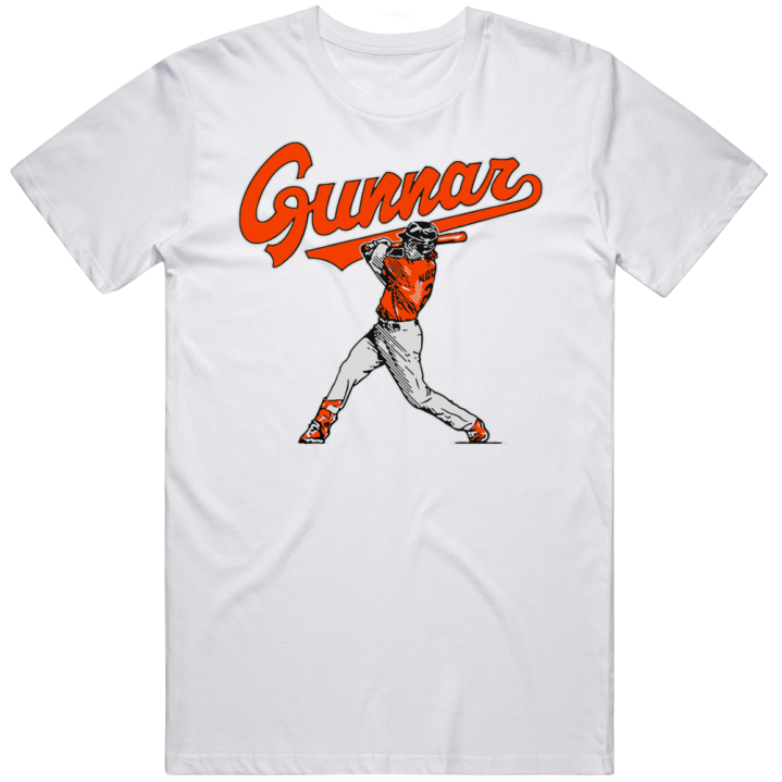 Gunnar Swing Henderson Baltimore Orioles Baseball World Series T Shirt