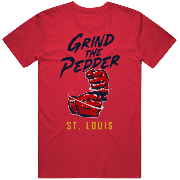 Grind The Pepper St Louis Cardinals Baseball World Series T Shirt