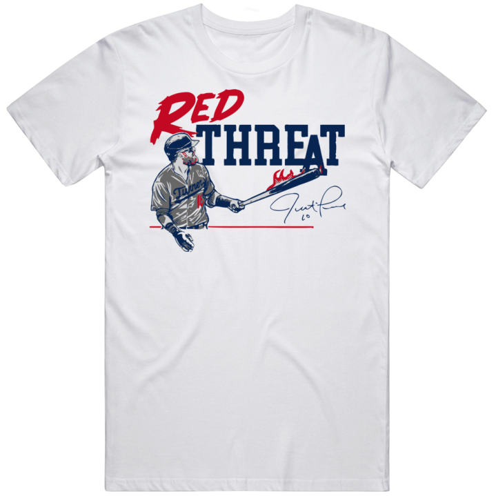 Justin Turner Red Threat La Dodgers Baseball T Shirt