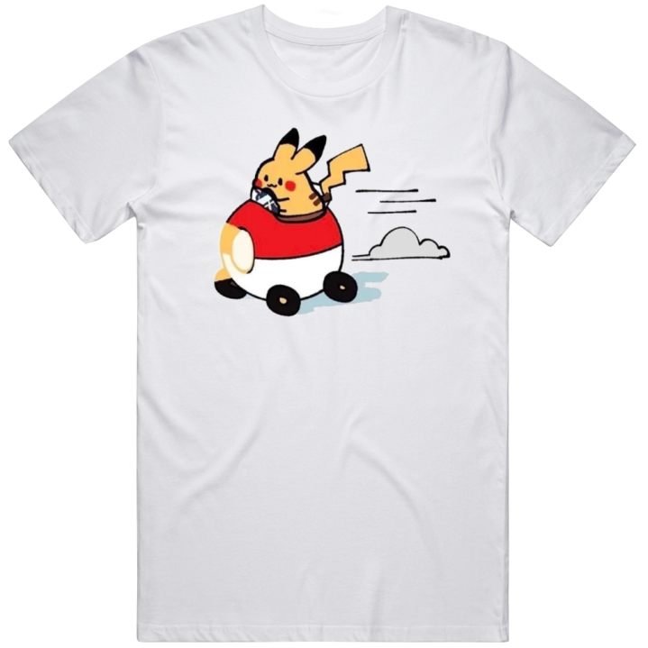 Pikachu Pokemon Mario Kart Crossover Christmas Gift T Shirt