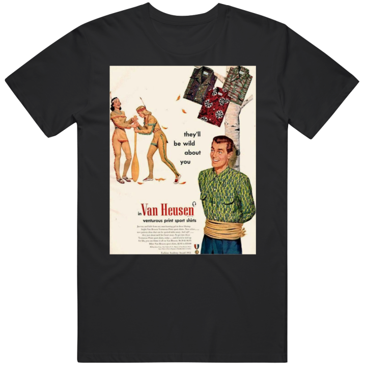 Van Heusen Vintage Retro Poster Christmas Gift T Shirt