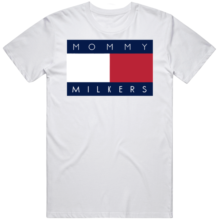 Mommy Milkers Tommy Hilfiger Parody Mother's Day Gift T Shirt