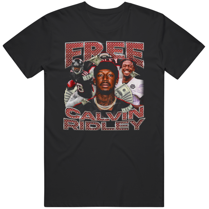 Free Calvin Ridley Atlanta Falcons Football Christmas Gift T Shirt