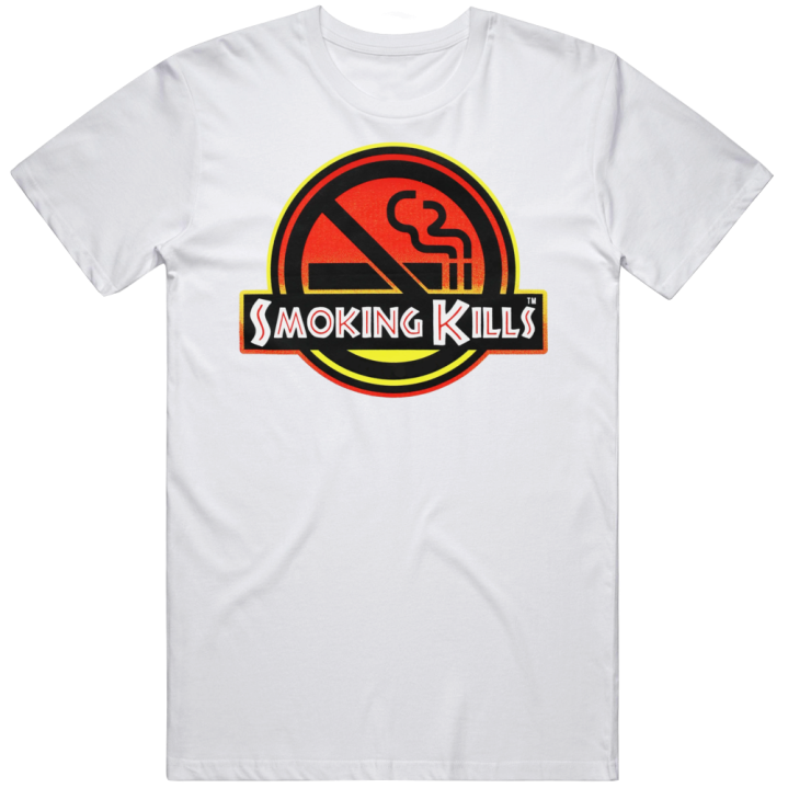 Smoking Kills Jurrasic Park Christmas Gift T Shirt