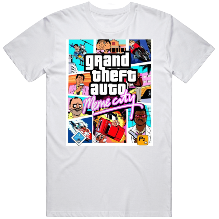 Gta Meme City Grand Theft Auto Christmas Gift T Shirt