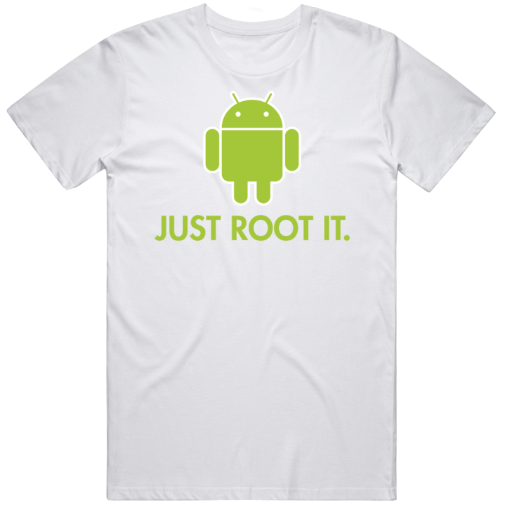 Android Just Root It Christmas Gift Developer T Shirt