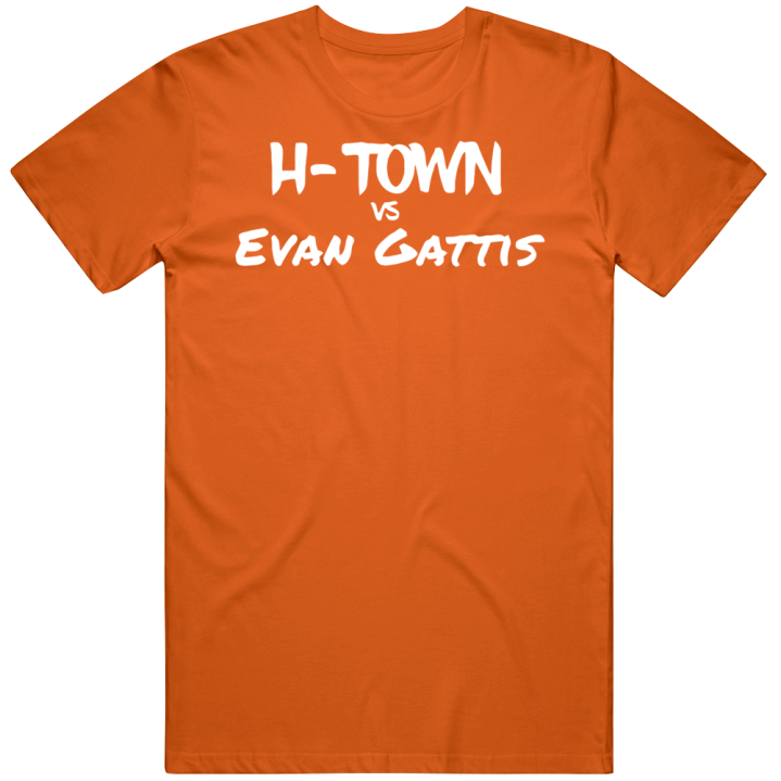 H Town Vs Evan Gattis Baseball Houston Astros T Shirt