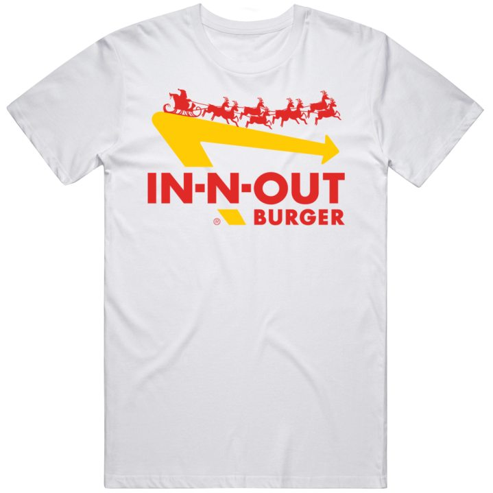 In N Out Burger Christmas Gift T Shirt