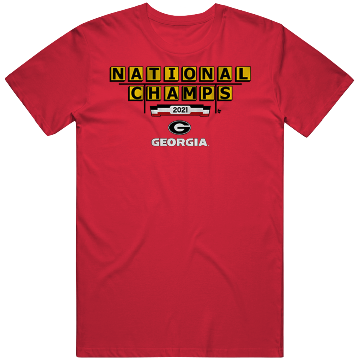 Georgia Bulldogs National Champions 2021 Dawgs Football Gift T Shirt