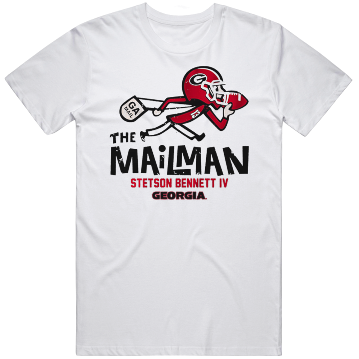 Stetson Bennett Georgia Bulldogs The Mailman Football Gift T Shirt