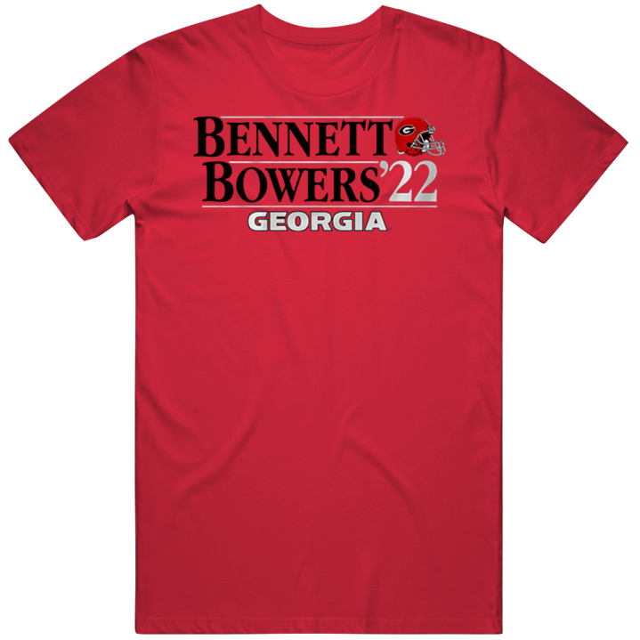 Stetson Bennett Brock Bowers 2022 Georgia Bulldogs Football T Shirt