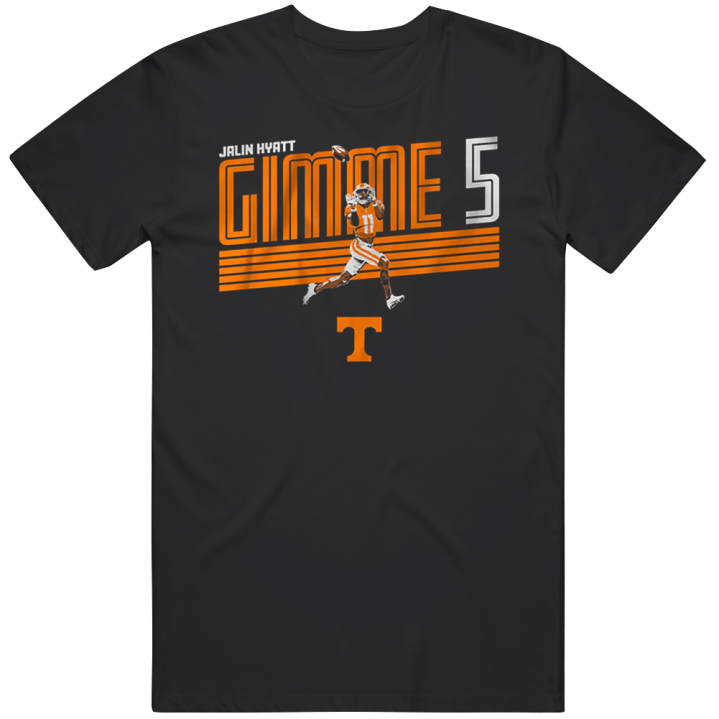 Jalin Hyatt Gimme 5 Tennessee Volunteers Football T Shirt