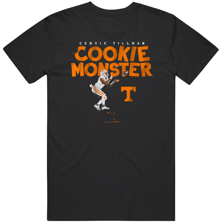 Cedric Tillman Cookie Monster Tennessee Volunteers Football T Shirt