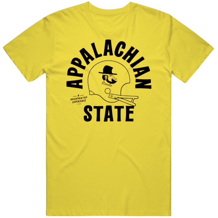 Appalachian State Mountain Top Experience Football T Shirt