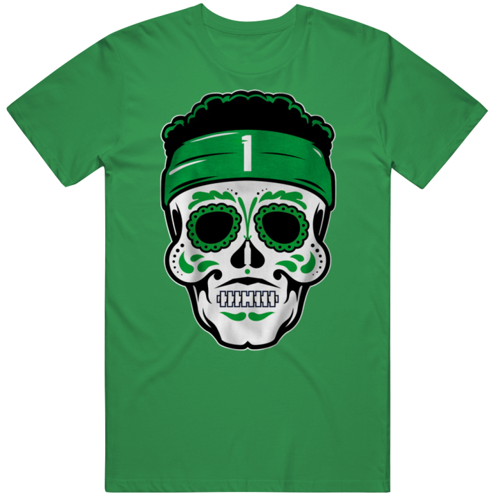 Ahmad Sauce Gardner Sugar Skull New York Jets Football T Shirt