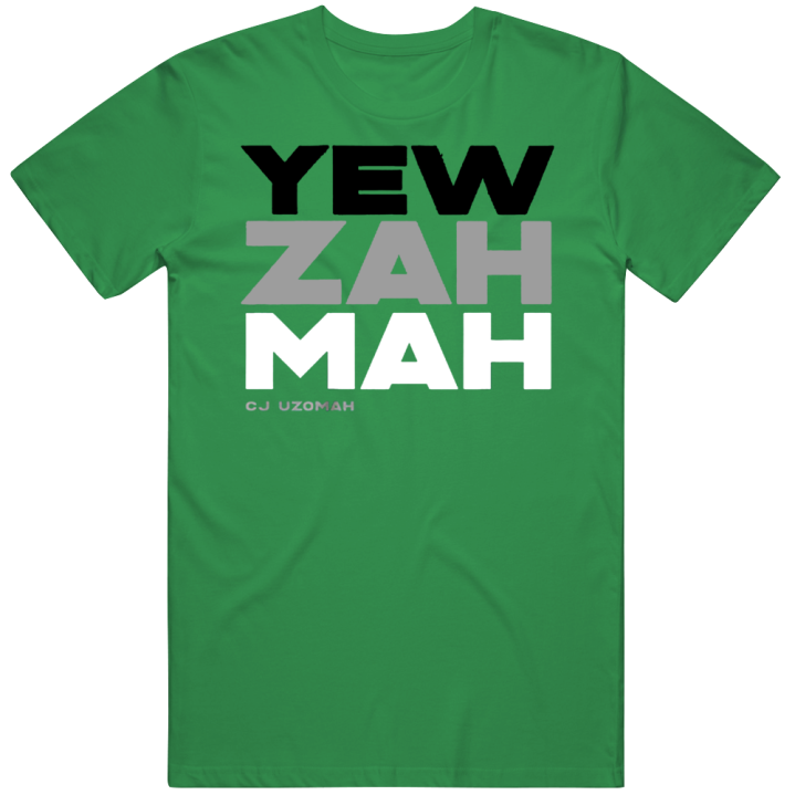 Cj Uzomah Yew Zah Mah 2022 New York Jets Football T Shirt