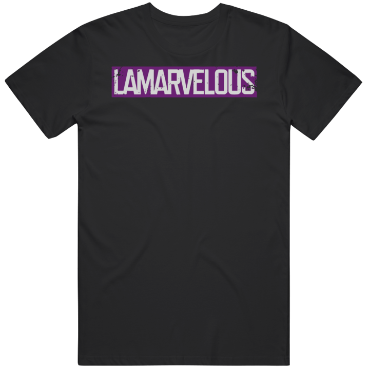 Lamar Lamarvelous Jackson Baltimore Ravens Football T Shirt