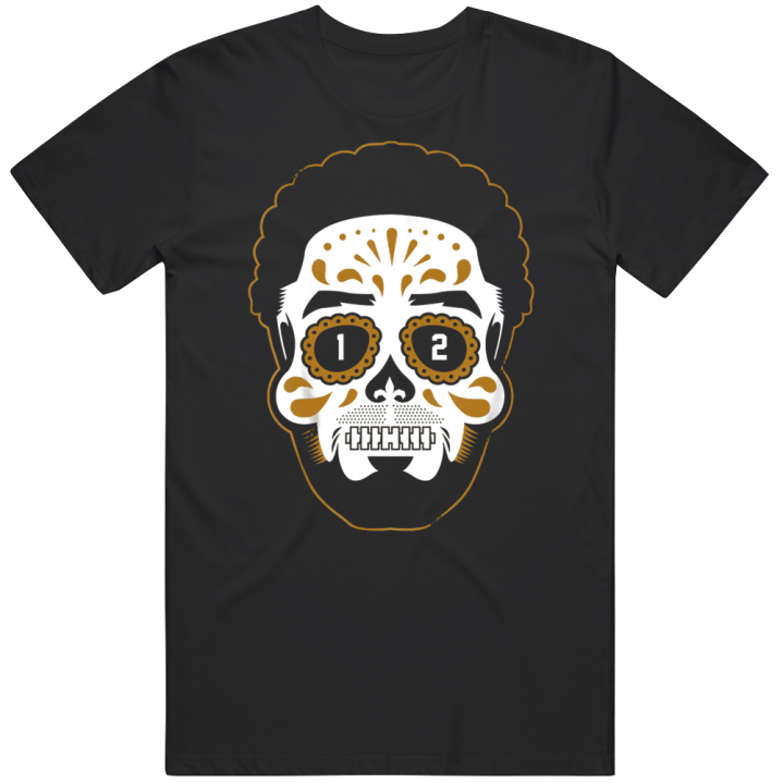 Chris Olave Sugar Skull New Orleans Saints Football T Shirt