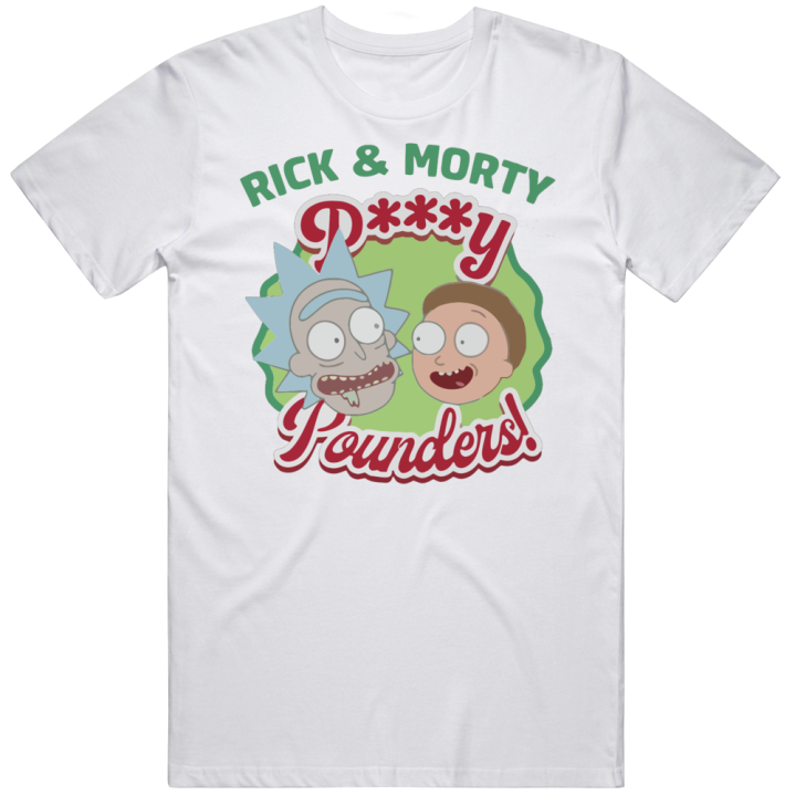 Rick And Morty Pussy Pounders Christmas Gift T Shirt