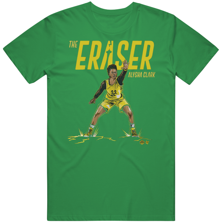 Alysha Clark The Eraser Seattle Basketball Christmas Gift T Shirt