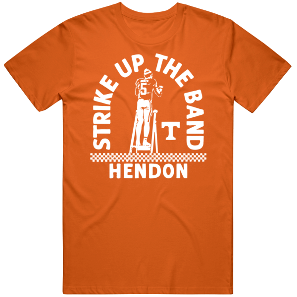 Strike Up The Band Hendon Hooker Tennessee Volunteers Christmas Gift T