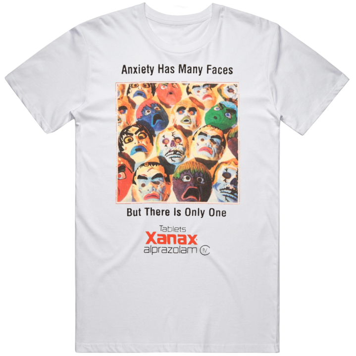 Anxiety Has Many Faces Christmas Gift T Shirt