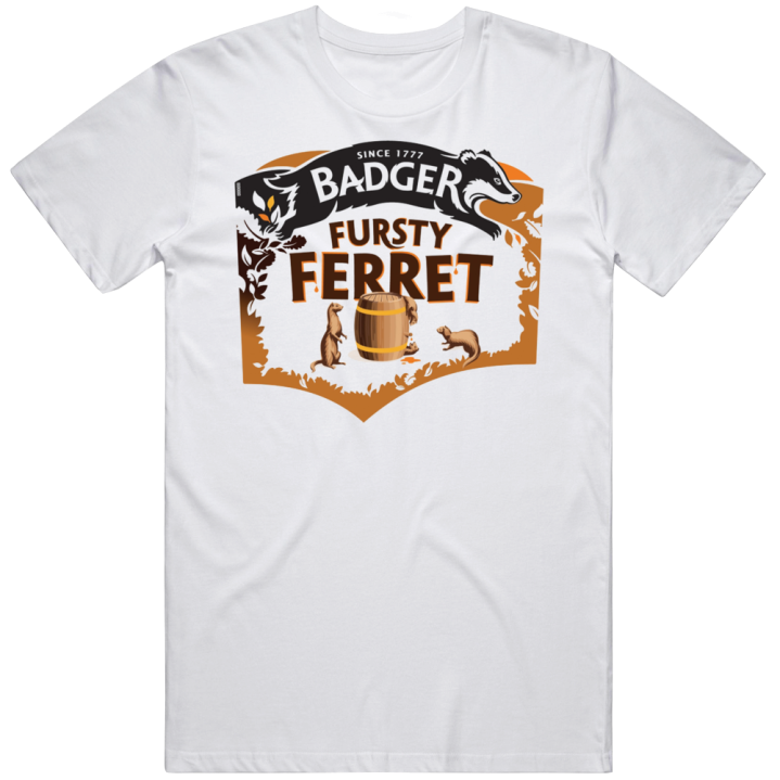 Fursty Ferret Ale Beer Christmas Gift T Shirt