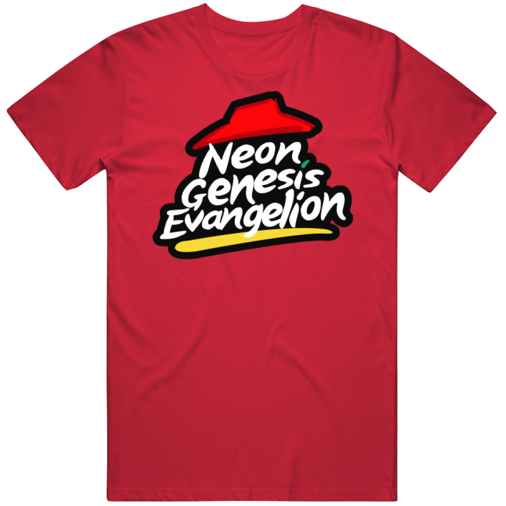 Neon Genesis Evangelion Pizza Hut Parody Christmas Gift T Shirt