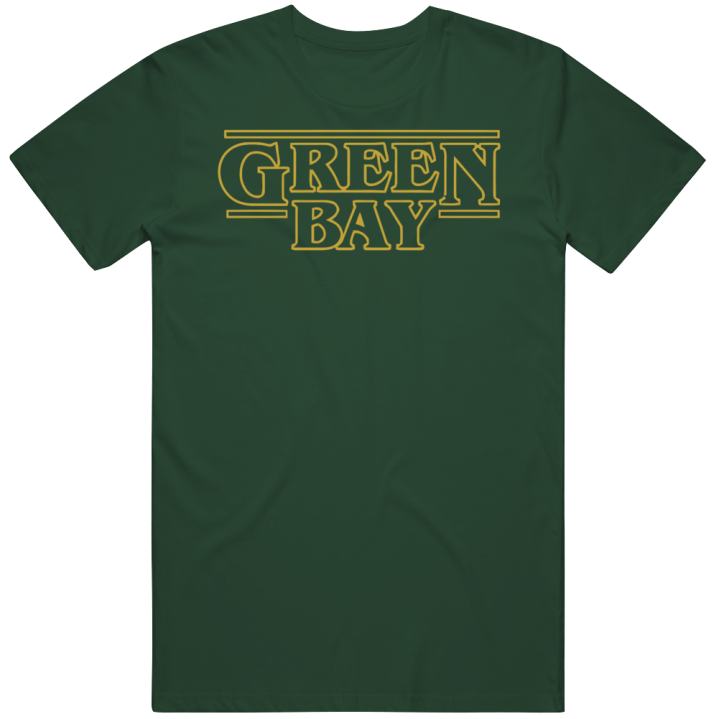 Stranger Bay Green Bay Packers Stranger Things Christmas Gift T Shirt