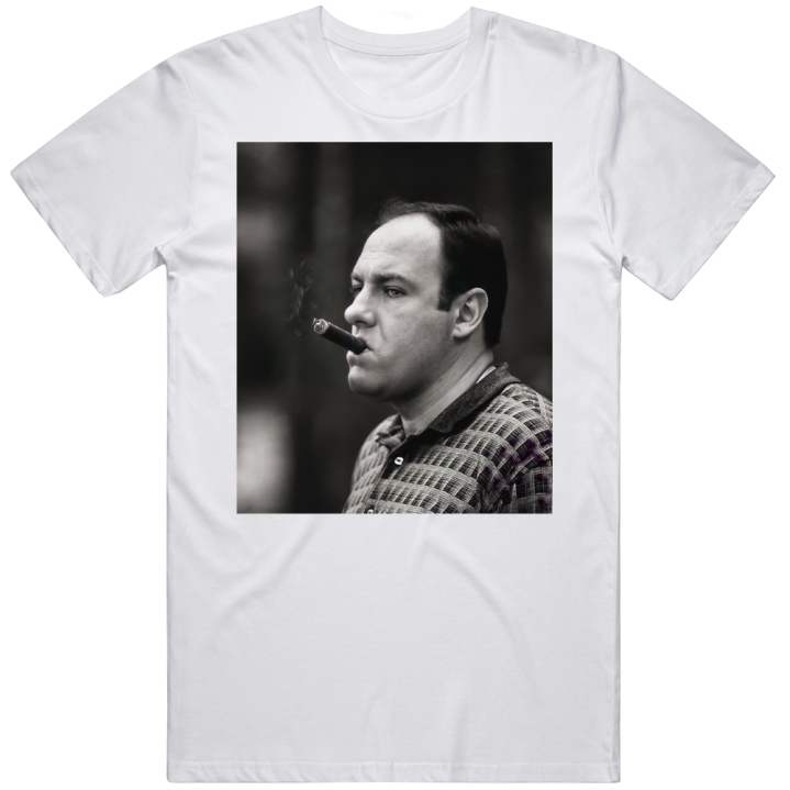 Tony Soprano Smoking Cigar T Shirt