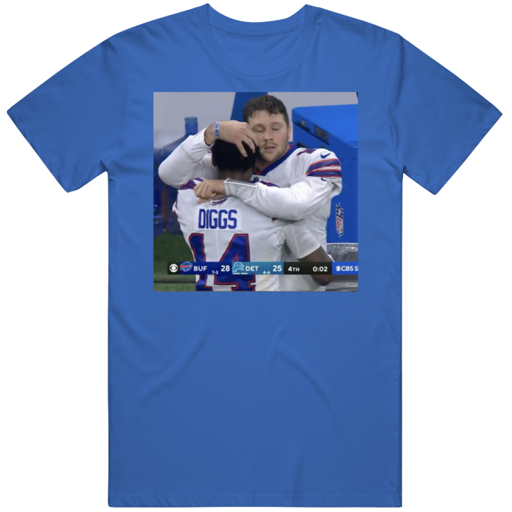 Josh Allen Stefon Diggs Hug Buffalo Bills T Shirt