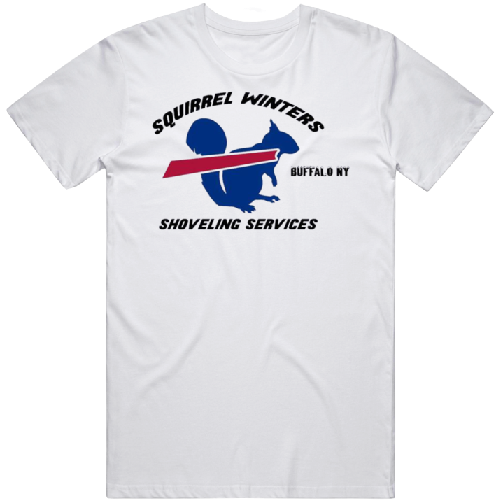 Buffalo Bills Squirrel Winters Shoveling Services T Shirt