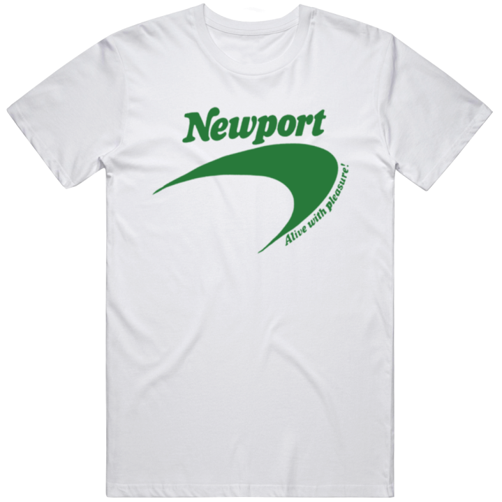 Newport Cigarette Logo T Shirt