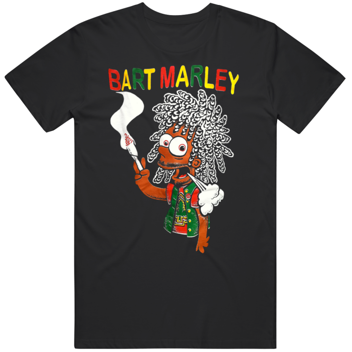 Bart Marley Weed Christmas Gift T Shirt