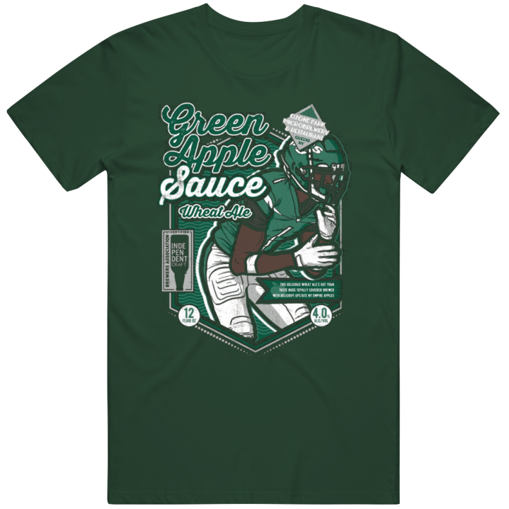 Ahmad Gardner Green Apple Sauce New York Jets Craft Beer T Shirt